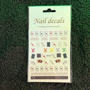Designer Inspired Playing Card Nail Decals